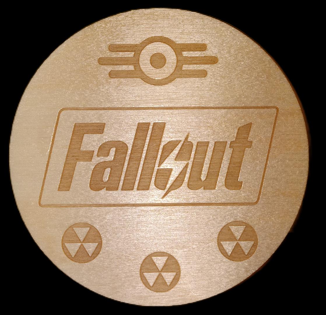 Fallout Wooden Coasters