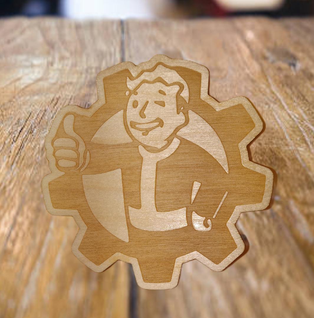 Fallout Wooden Coasters