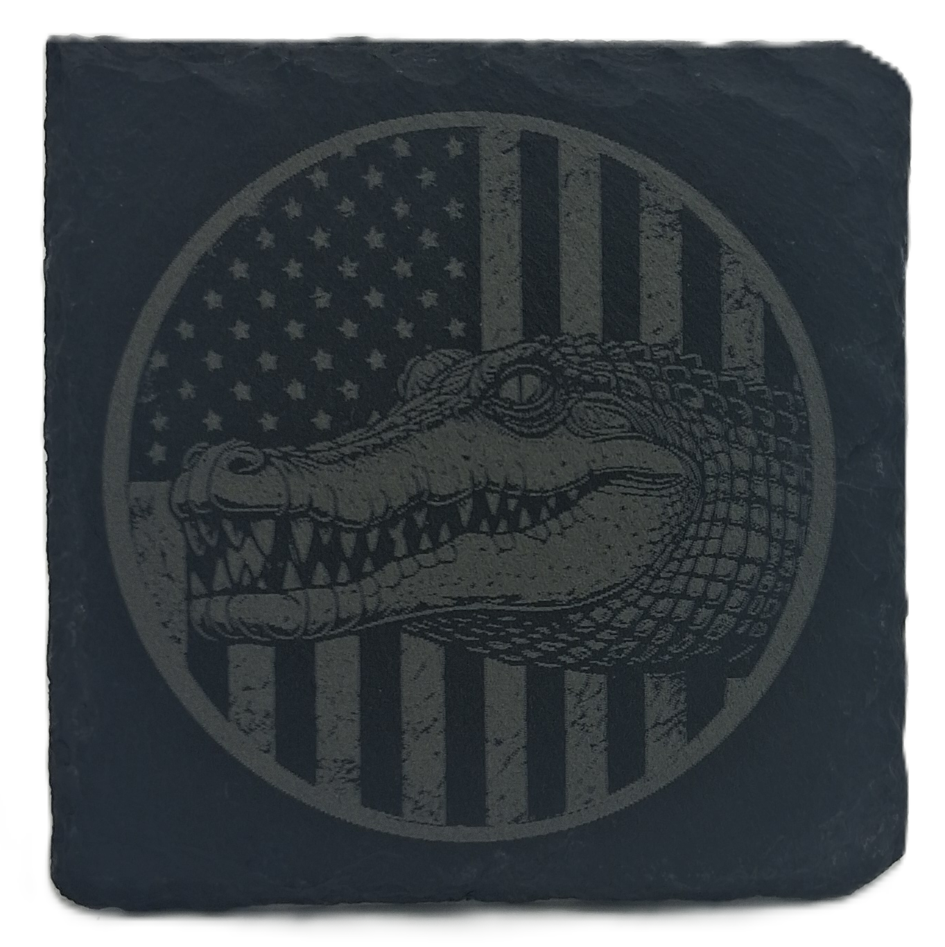 Alligator Alcatraz Slate Coasters