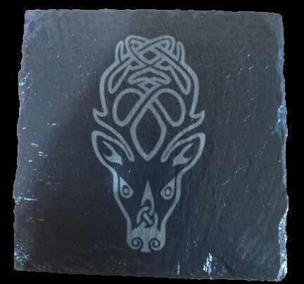 Slate Elder Scrolls Skyrim Holds Coasters