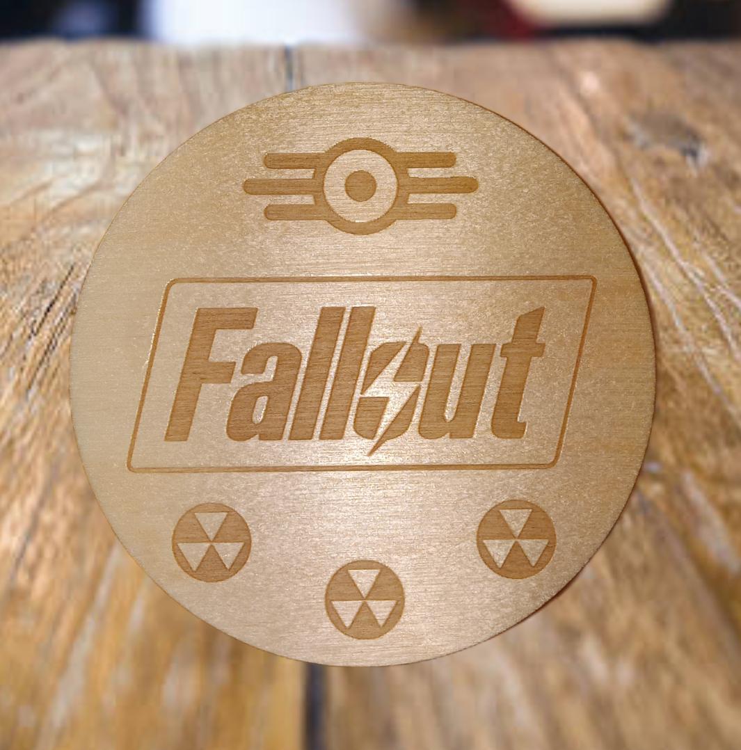 Fallout Wooden Coasters