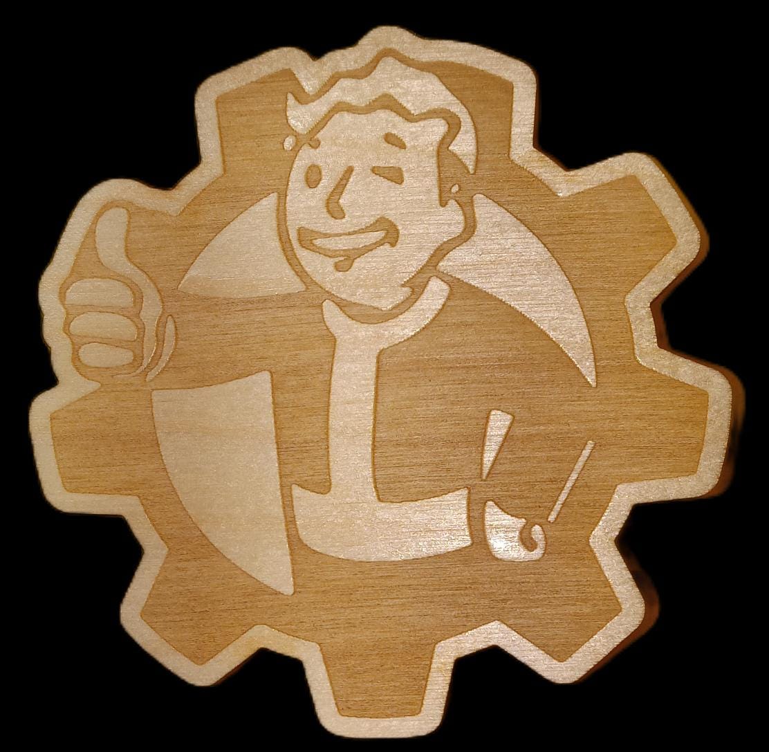 Fallout Wooden Coasters