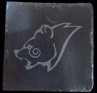 Slate Elder Scrolls Skyrim Holds Coasters