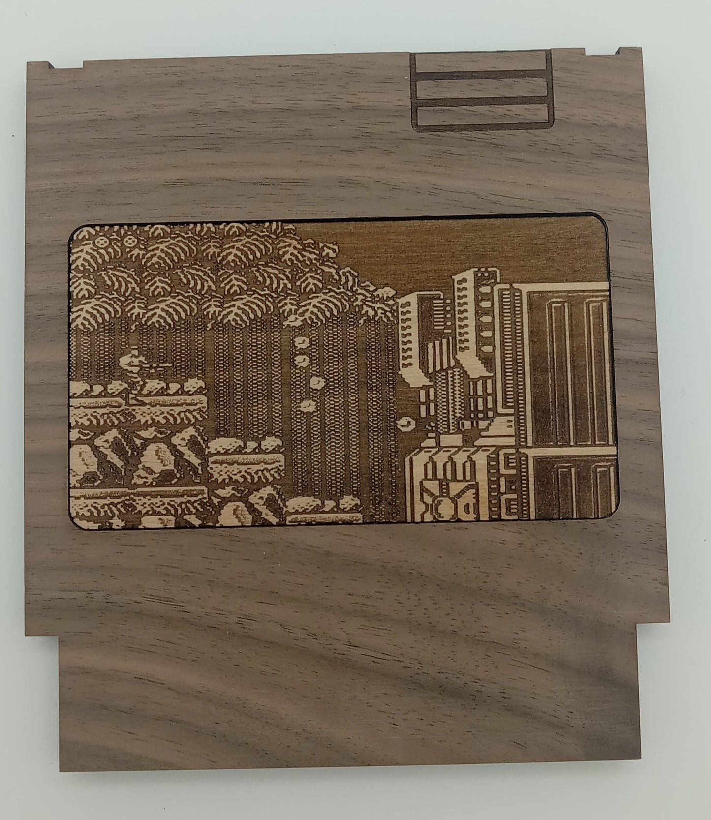 Wooden Contra NES Cartridge