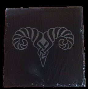 Slate Elder Scrolls Skyrim Holds Coasters