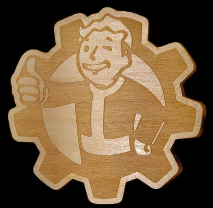 Fallout Wooden Coasters