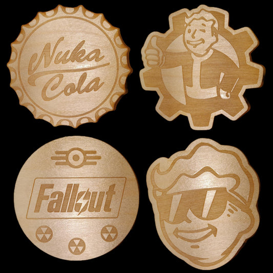 Fallout Wooden Coasters