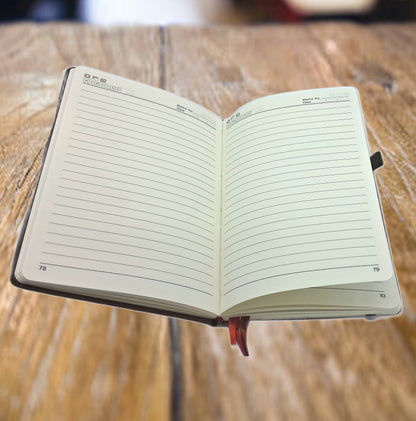 Celestial Cat Leather Notebook